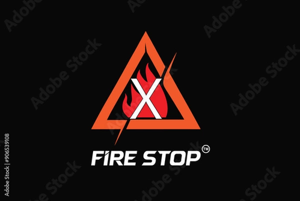 Obraz Fire STOP.ai 2
