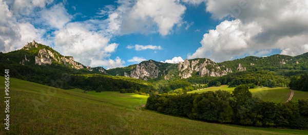 Fototapeta Mountains Sulovske skaly - Sulov, Hradna, Bytca, Slovakia