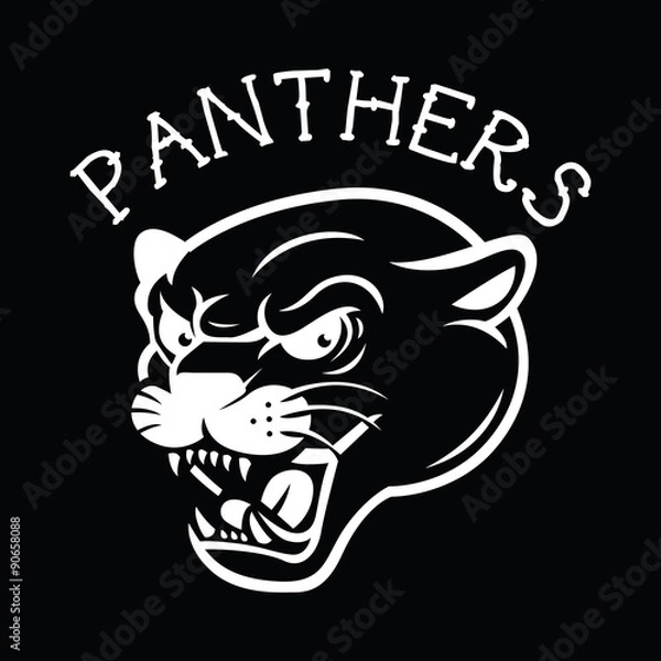 Obraz Panther Tattoo Mascot