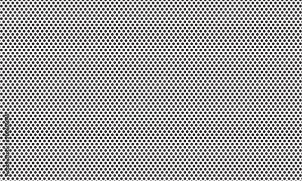 Fototapeta simple abstract black color many small polka dot pattern a black and white background with a pattern of dots that can be used as a background or texture 
