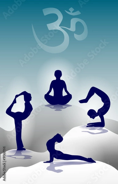 Obraz Yoga asanas