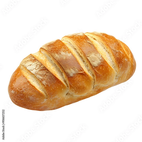 Fototapeta Bread Sliced torn broken piece isolate on Transparency Background