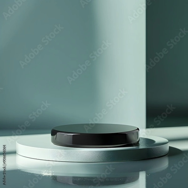 Obraz background with close up product display podium