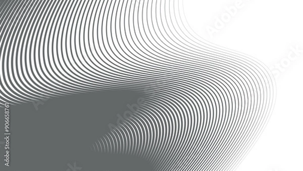 Obraz Grey stripes line abstract background for backdrop or presentation