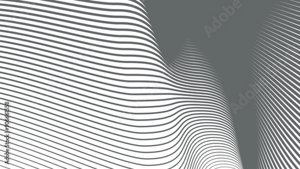 Obraz Grey stripes line abstract background for backdrop or presentation