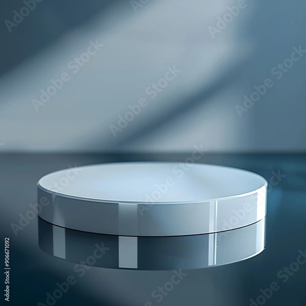Fototapeta Room with close up product display podium