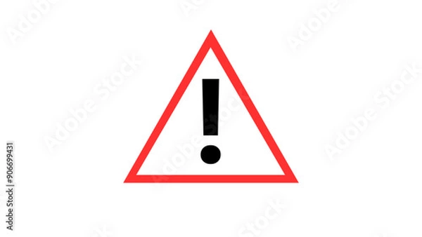 Fototapeta warning sign