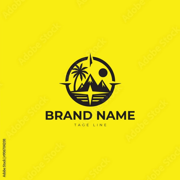 Fototapeta logo design vector .