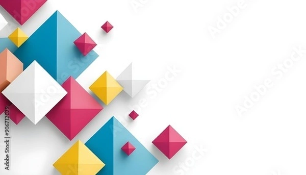 Fototapeta abstract geometric background