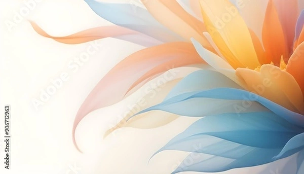 Obraz abstract background with flowers