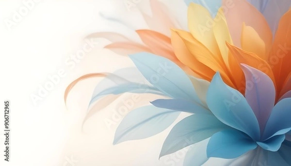 Obraz abstract background with flowers