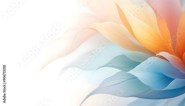 Obraz abstract background with flowers