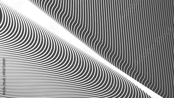 Obraz Grey stripes line abstract background for backdrop or presentation