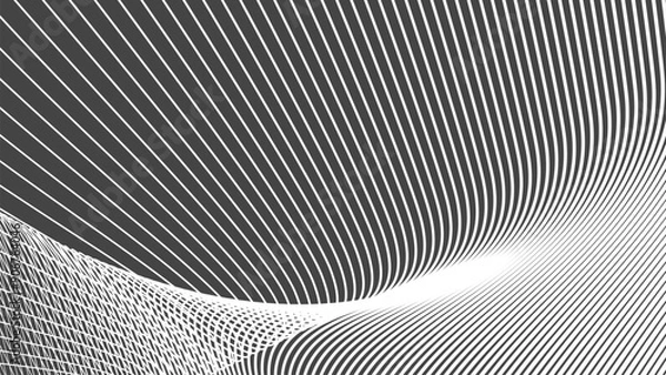 Fototapeta Grey stripes line abstract background for backdrop or presentation