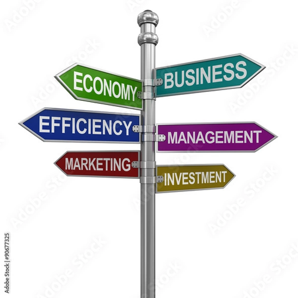 Obraz Sign Directions (clipping path included)