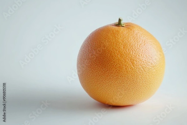 Fototapeta grapefruit isolated on white background, full depth of field, ai