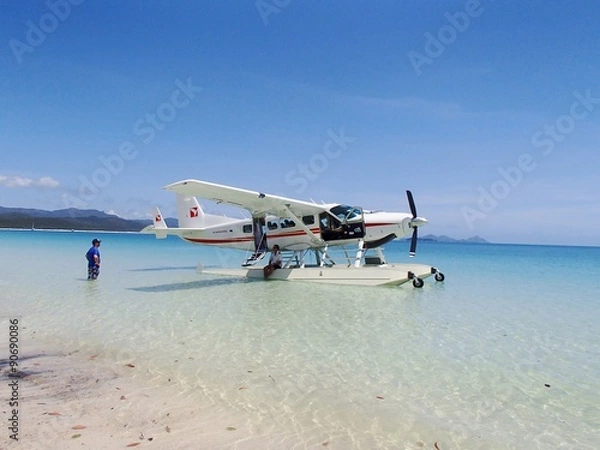 Obraz white heaven beach in Australia