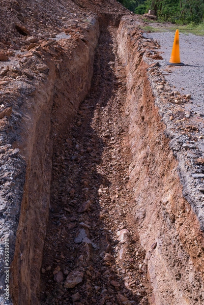 Obraz The gutter by Backhoes