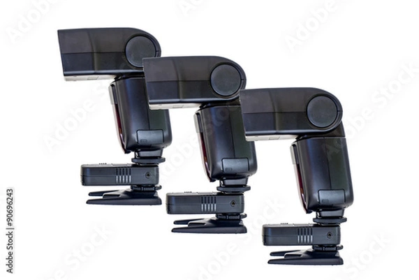 Fototapeta The Flash with the trigger