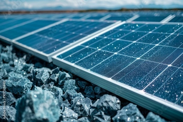 Obraz Revolutionizing Renewable Energy with Rare Earth Minerals and Semiconductors: A Conceptual Leap Forward in Green Technology and Energy Innovation