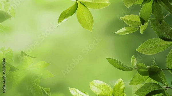 Fototapeta Refreshing and Modern Internet-Style Presentation Background with Olive Gradients for Clean and Invigorating Visual Appeal