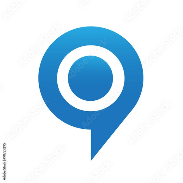 Obraz target bubble icon
