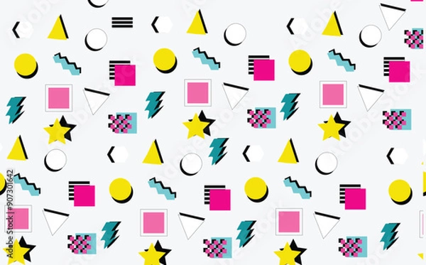 Obraz pattern with geometric abstract background 