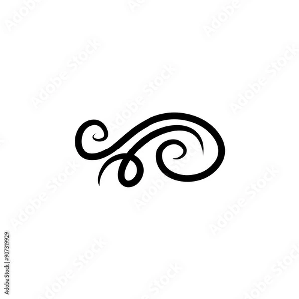 Obraz ornament swirl flourish