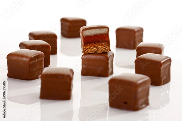 Fototapeta Domino Steine, Gebäck