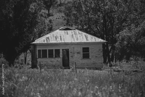 Obraz Abandoned Small Time Farm House