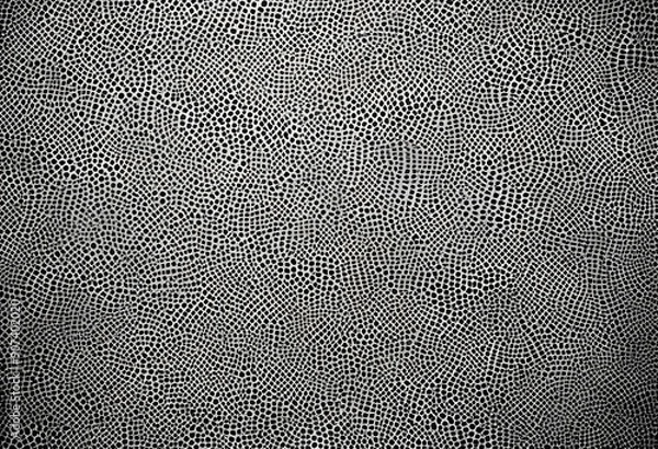 Fototapeta Dotwork abstract background showcasing a chaotic arrangement of black grain textures, with a mix of tight and loose dot patterns dynamic effect