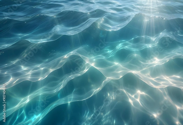 Obraz water surface with ripples