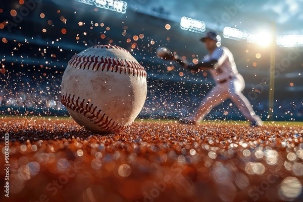 Obraz Professional baseball players