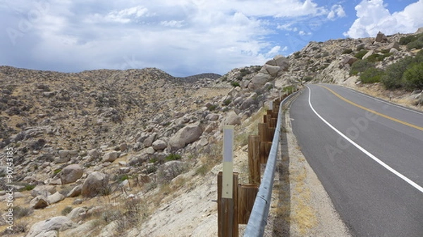Obraz Straße durch Anza Borrego