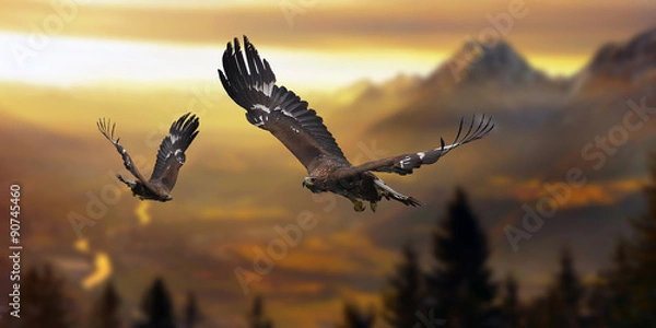 Obraz Orzeł przedni w locie