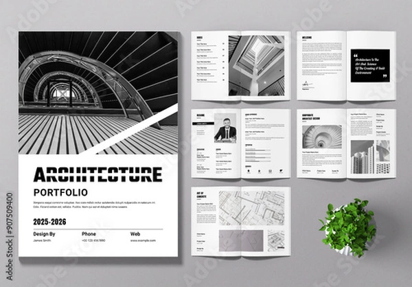 Obraz Architecture Portfolio Layout