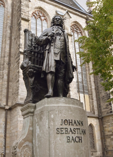 Obraz Neues Bachdenkmal Leipzig