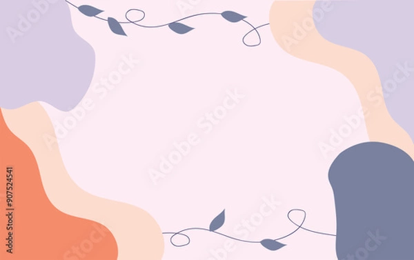 Obraz hand drawn illustration background abstract 