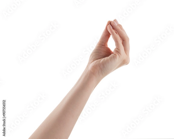 Obraz Female hand italian gesture isolated on white
