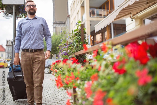 Fototapeta Coming back from the journey