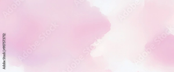 Obraz Pink Pastel Watercolor Digital Paper Background