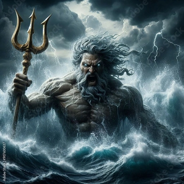 Fototapeta Poseidon's Wrath