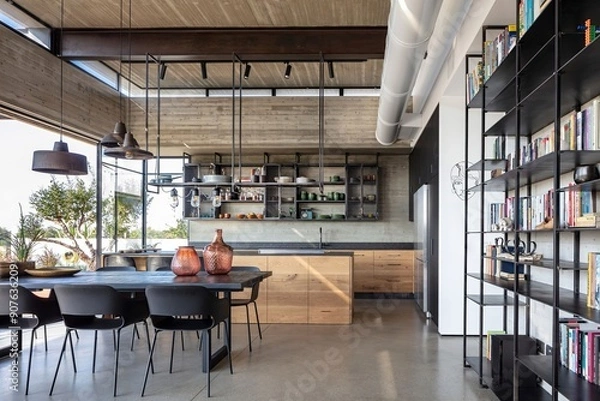 Obraz interior of a cafe at office