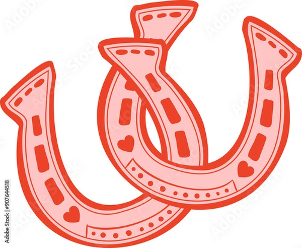 Obraz Lucky steel horseshoes  Elements