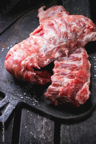 Fototapeta Pork ribs