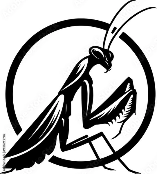 Obraz Praying Mantis icon