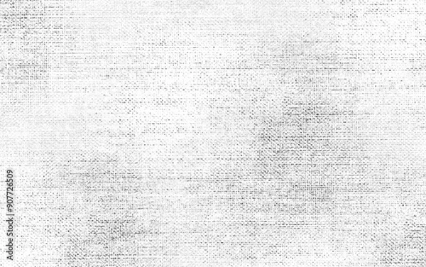 Fototapeta Grunge halftone gradient background. Faded grit noise texture. White and black sand wallpaper. Retro pixelated backdrop. Anime or manga style comic vector graphic design textured illustration