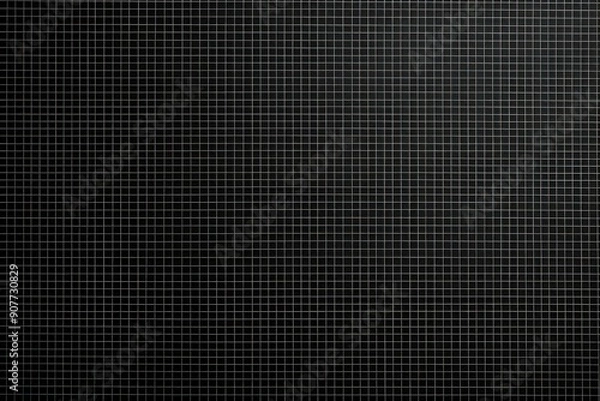 Obraz Black grid math paper texture backgrounds pattern repetition.