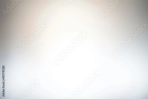 Fototapeta Abstract soft gradient white background wallpaper with copy space