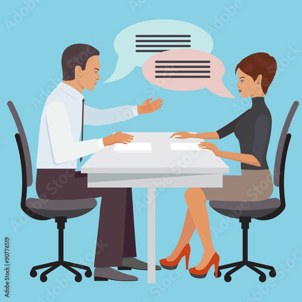 Fototapeta Negotiations-01